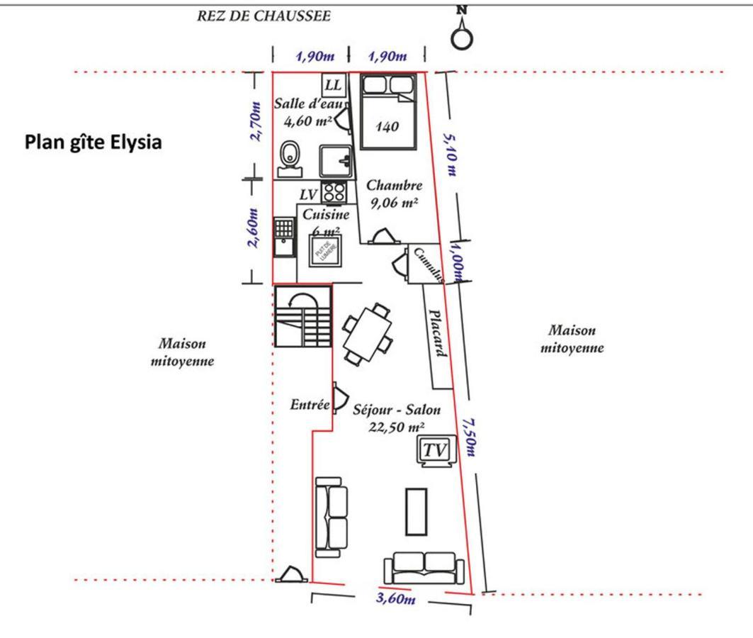 Gites Olivia Et Elysia 100M A Pied De La Plage 费康 外观 照片